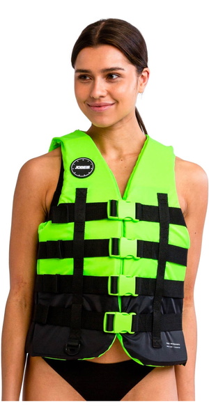 2026 Jobe Womens 4 Buckle Vest 244823021 - Lime